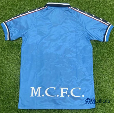 Grossiste Maillot sport Rétro Manchester City Domicile 1998-99