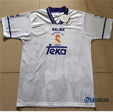 Grossiste Maillot sport Rétro Real Madrid Champions League 1996-97