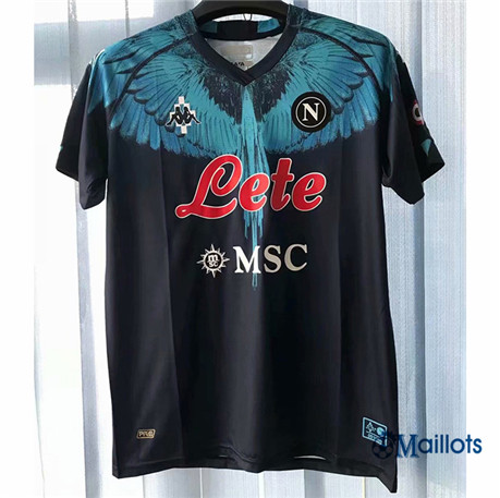 Grossiste Maillot Foot Naples joint edition Noir 2021-2022