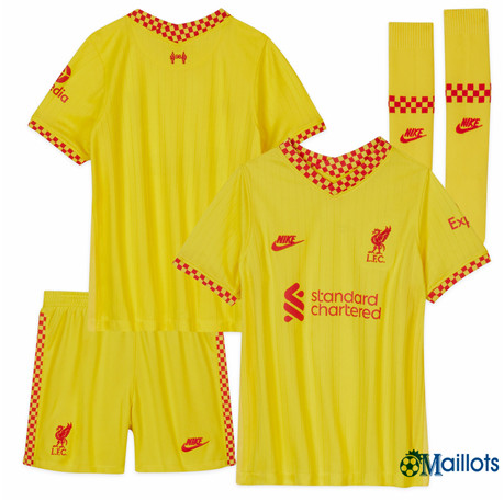 Grossiste Maillot foot Liverpool Enfant Third 2021-2022