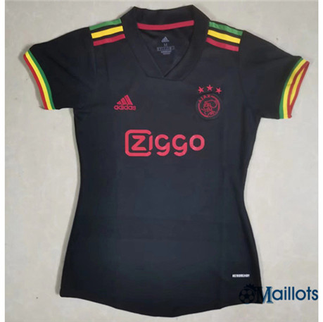 Grossiste Maillot foot Ajax Femme Third Noir 2021-2022