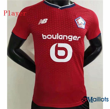 Grossiste Maillot foot Player Version Lille OSC Exterieur 2021-2022