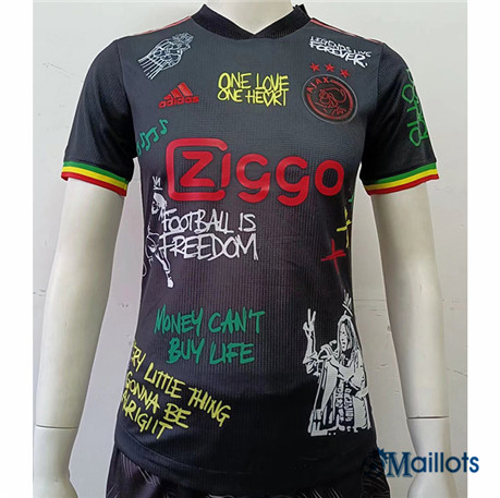 Grossiste Maillot Foot Player Ajax Special Noir 2021 2022