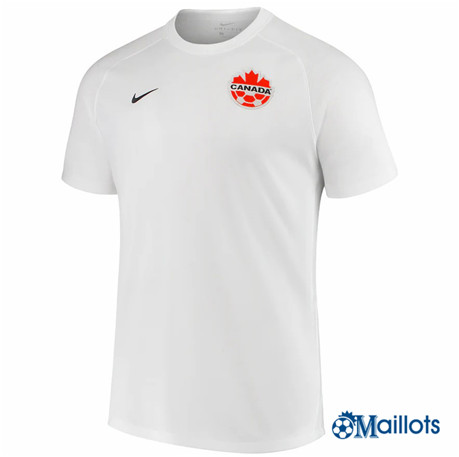 Grossiste Maillot Foot Canada Exterieur Blanc 2021 2022