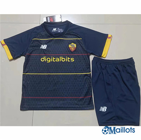 Grossiste Maillot Foot AS Roma Enfant Third 2021 2022