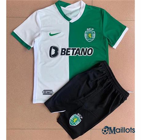 Grossiste Maillot Foot Sporting Lisbon Enfant 2021 2022