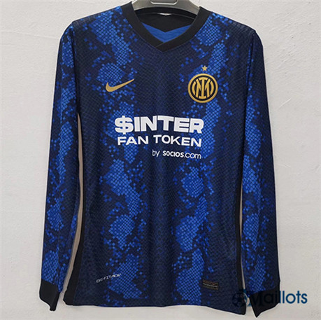 Grossiste Maillot Foot Player Inter Milan Domicile Manche Longue 2021 2022