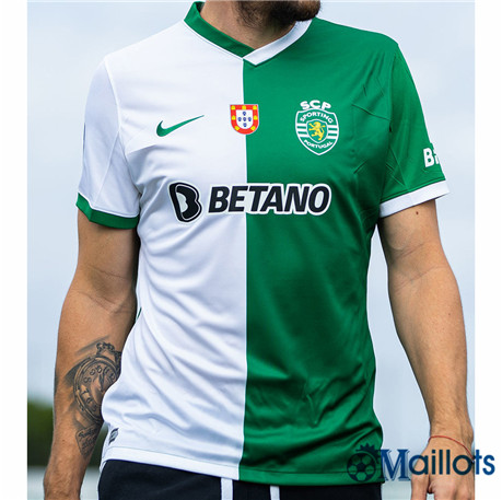 Grossiste Maillot Foot Sporting CP édition commémorative 2021 2022