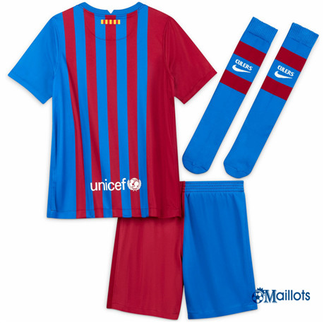 Grossiste Ensemble Maillot foot Barcelone Enfant Domicile 2021-2022 | omaillots