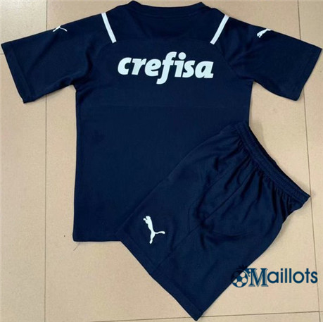 Grossiste Ensemble Maillot foot Palmeiras Enfant Gardien de but Bleu 2021-2022 | omaillots