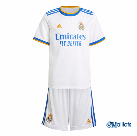 Grossiste Ensemble Maillot foot Real Madrid Enfant Domicile 2021-2022