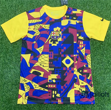 Grossiste Maillot Foot Barcelone Jaune 2021-2022