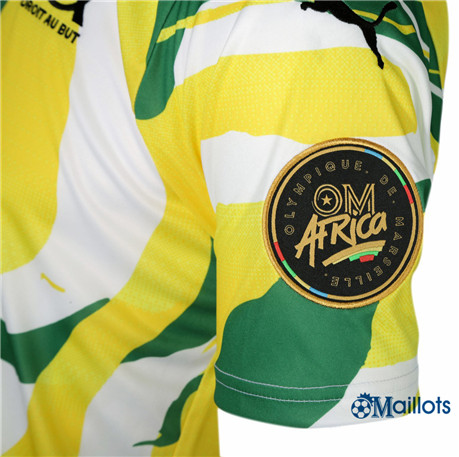 Maillot Foot Marseille OM Africa 2021-2022 Collectors Jaune/Vert 2021-2022