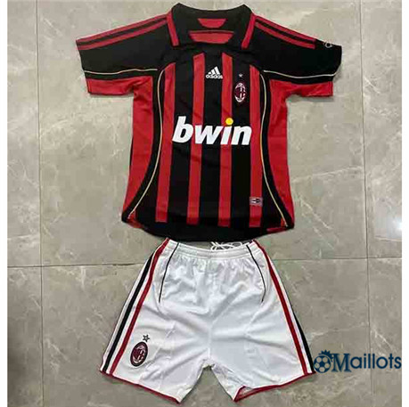 Grossiste Maillot sport Vintage AC Milan Enfant 2006-2007