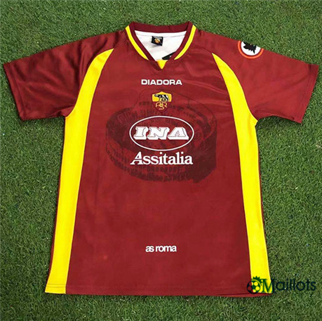 Grossiste Maillot sport Vintage AS Roma Domicile 1997-98
