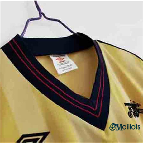 Maillot foot Rétro Arsenal Exterieur Jaune 1984-86