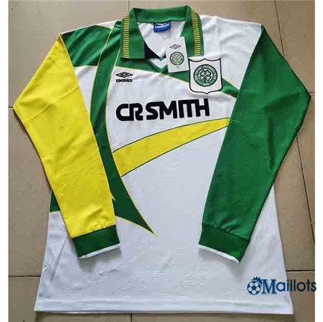Grossiste Maillot sport Vintage Celtics ExterieurManche Longue 1994-95