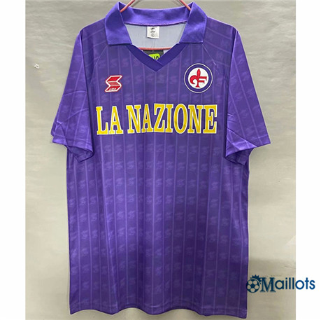 Grossiste Maillot sport Vintage Fiorentina Domicile 1989-90 | omaillots