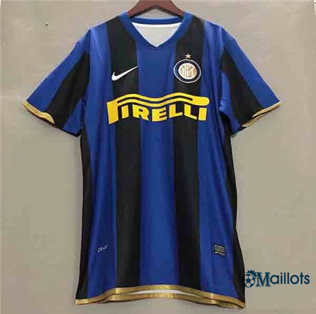 Grossiste Maillot sport Vintage Inter Milan DomicileChampions League edition 2008-2009