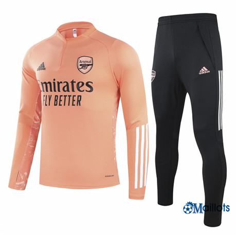 Grossiste Survetement Champions League Arsenal Foot Homme Orange 2021-2022