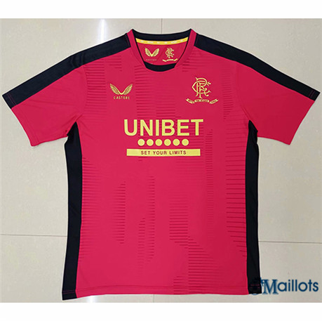 Grossiste Maillot foot Rangers Rouge 2021 2022