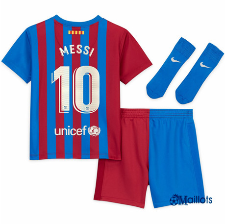 Grossiste Maillot foot Barcelone Enfant Domicile Messi 10