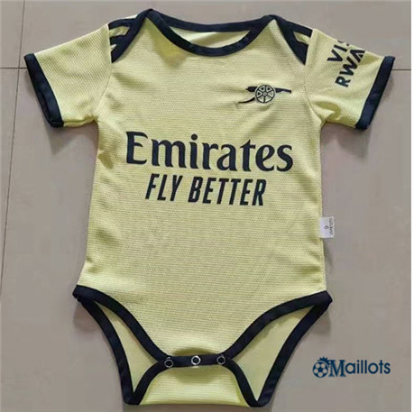Grossiste Maillot foot Arsenal baby Exterieur 2021 2022