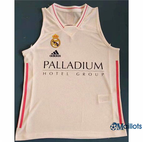 Grossiste Maillot foot Real Madrid Vest Blanc/Rouge 2021 2022