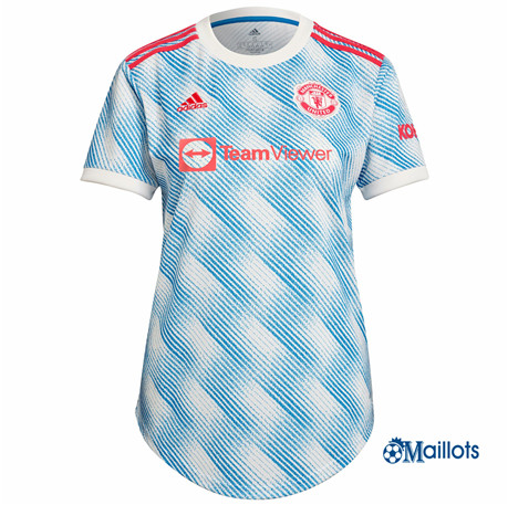 Grossiste Maillot foot Manchester United Femme Exterieur 2021 2022