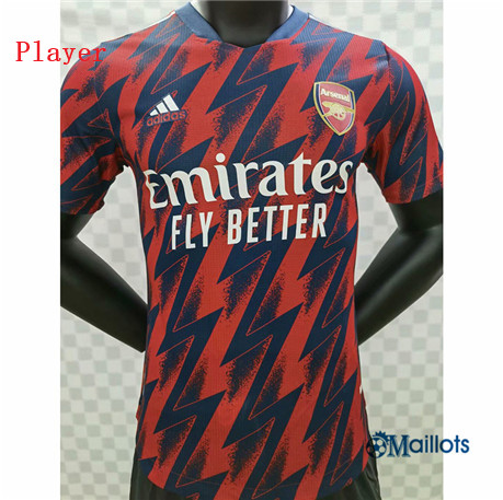 Grossiste Maillot foot Player Arsenal Rouge 2021 2022
