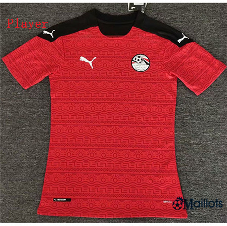 Grossiste Maillot foot Player Egypte Domicile Rouge 2020 2021
