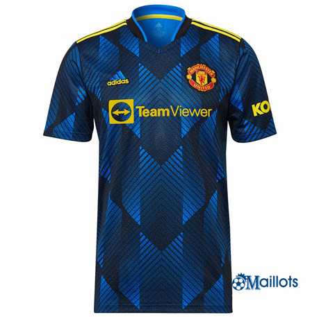 Grossiste Maillot foot Manchester United Third 2021 2022
