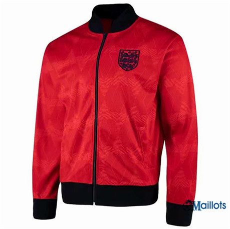 Grossiste Maillot sport Vintage Angleterre jacket Rouge 1990