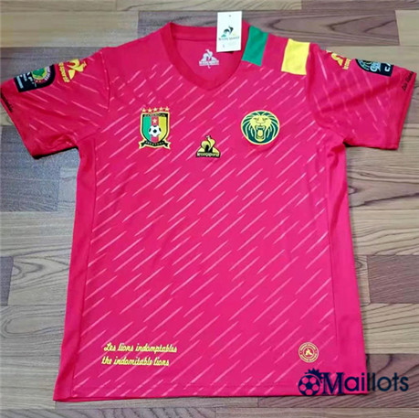 Grossiste Maillot Foot Cameroun Signature Edition Rouge Fans 2021