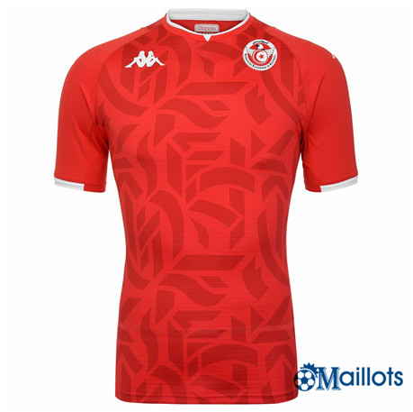 Grossiste Maillot Foot Tunisie Domicile Rouge 2021