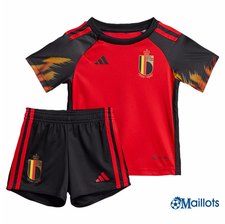 Grossiste Maillot foot Belgique Domicile Enfant 2022-2023 om8061