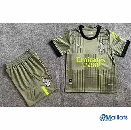 Grossiste Maillot foot Milan AC Third Enfant 2022-2023 om8079