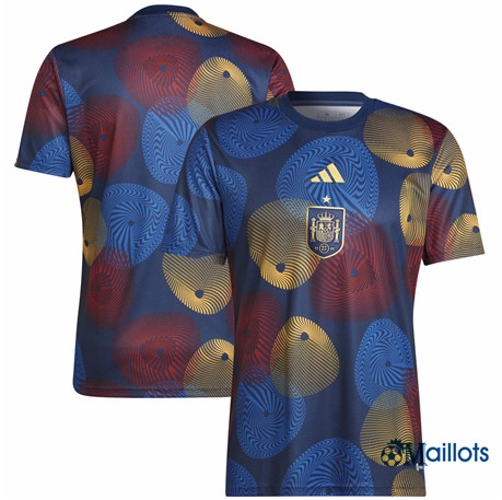 Grossiste Maillot foot Espagne Pre Match training 2022-2023 om8127