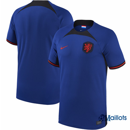 Grossiste Maillot foot Pays-Bas Exterieur Bleu 2022-2023 om8138