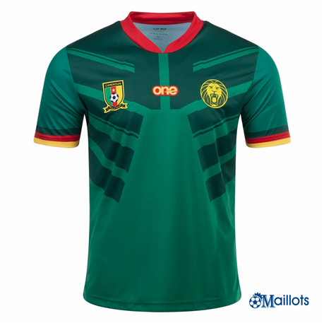omaillots: Grossiste maillot foot Cameroun Domicile Vert 2022 2023 discout