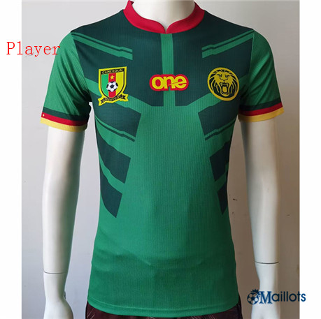 omaillots: Grossiste maillot foot Cameroun Player Domicile Vert 2022 2023 Chinois