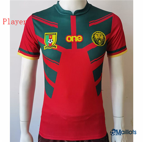 omaillots: Grossiste maillot foot Cameroun Player Third Rouge 2022 2023 Thailande