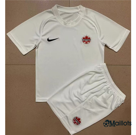omaillots Maillot foot Canada Enfant Exterieur 2022-2023 discout