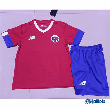 omaillots: Grossiste maillot foot Costa Rica Enfant Domicile 2022 2023 discout