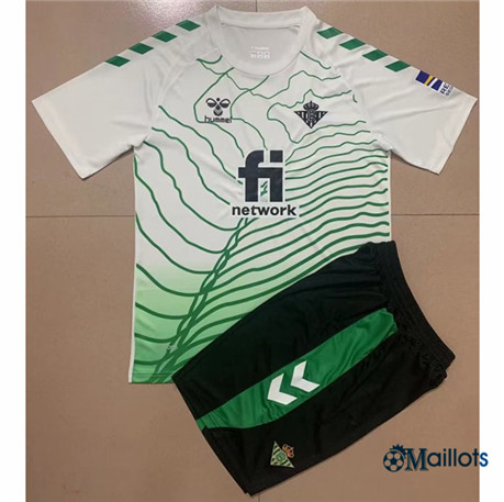 omaillots Maillot foot Real Betis Enfant Training Blanc 2022-2023 Flocage