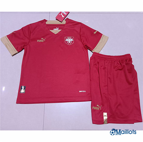 omaillots: Grossiste maillot foot Serbie Enfant Domicile 2022 2023 Chinois