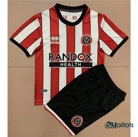 omaillots Maillot foot Sheffield United Enfant Domicile 2022-2023 Original