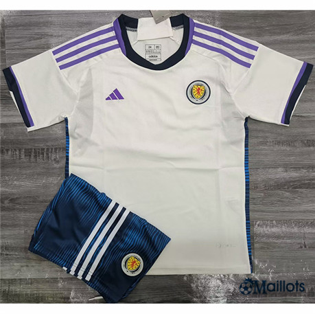 omaillots Maillot foot Écosse Enfant Blanc 2022-2023 shopping