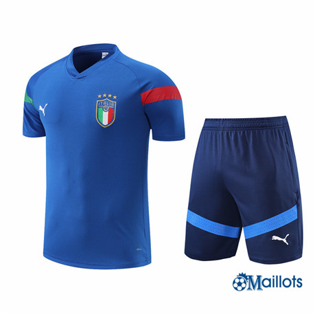 omaillots: Ensemble maillot foot Italie et Short Ensemble Training Ensemble Training Bleu 2022 2023 Outlet