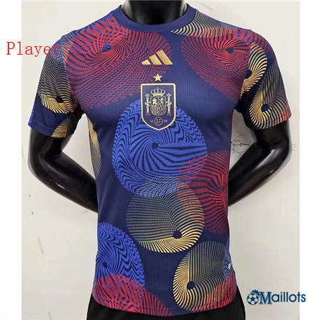 omaillots: Grossiste maillot foot Espagne Player Training 2022 2023 Chinois
